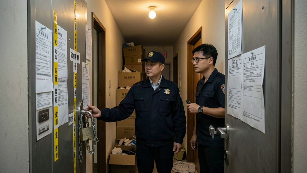 債務追討與強制執行程序情境示意